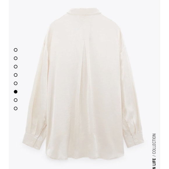 Satin effect blouse - Picture 4 of 5